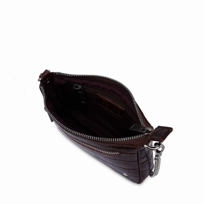 Women's Núnoo Mini Cami Texas Crossbody Bags Brown | FBS8174WC