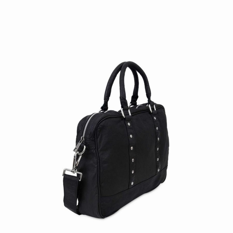 Women's Núnoo Naomi Washed Travel Bags Black | RHV4947CH