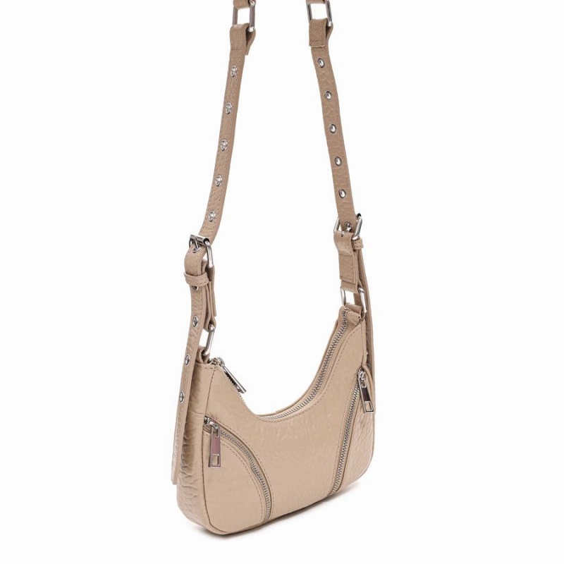 Women's Núnoo Palma New Zealand Shoulder Bags Beige | QBF9467OF