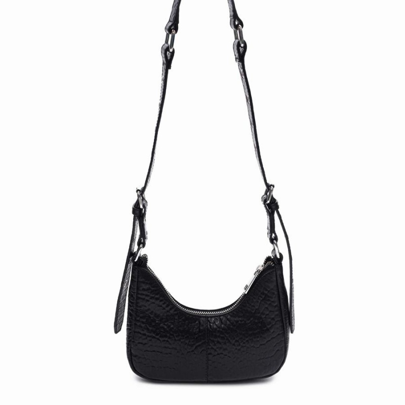 Women's Núnoo Palma New Zealand Shoulder Bags Black | RWS1778HZ