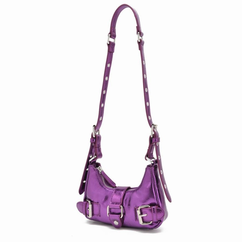 Women's Núnoo Palma Recycled Cool Shoulder Bags Purple | JQK2581AU