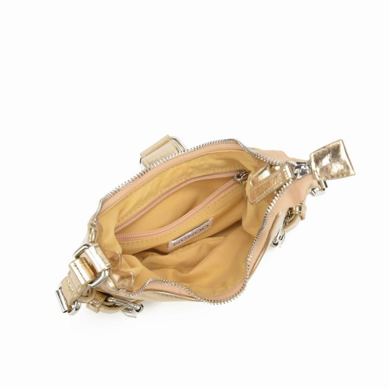 Women's Núnoo Palma Recycled Cool Shoulder Bags Gold | CJW4051GO