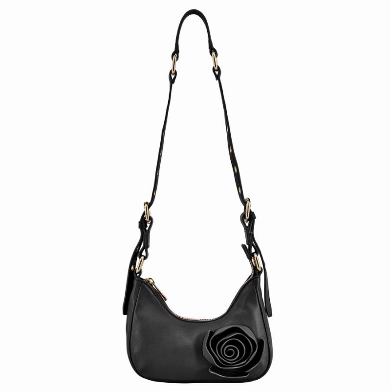 Women\'s Núnoo Palma Rose Cozy Shoulder Bags Black | TBH2435RP