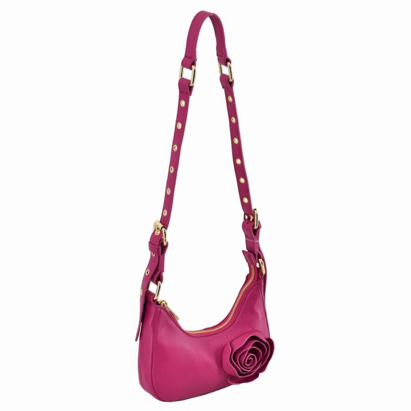 Women's Núnoo Palma Rose Cozy Shoulder Bags Pink | NQW577US