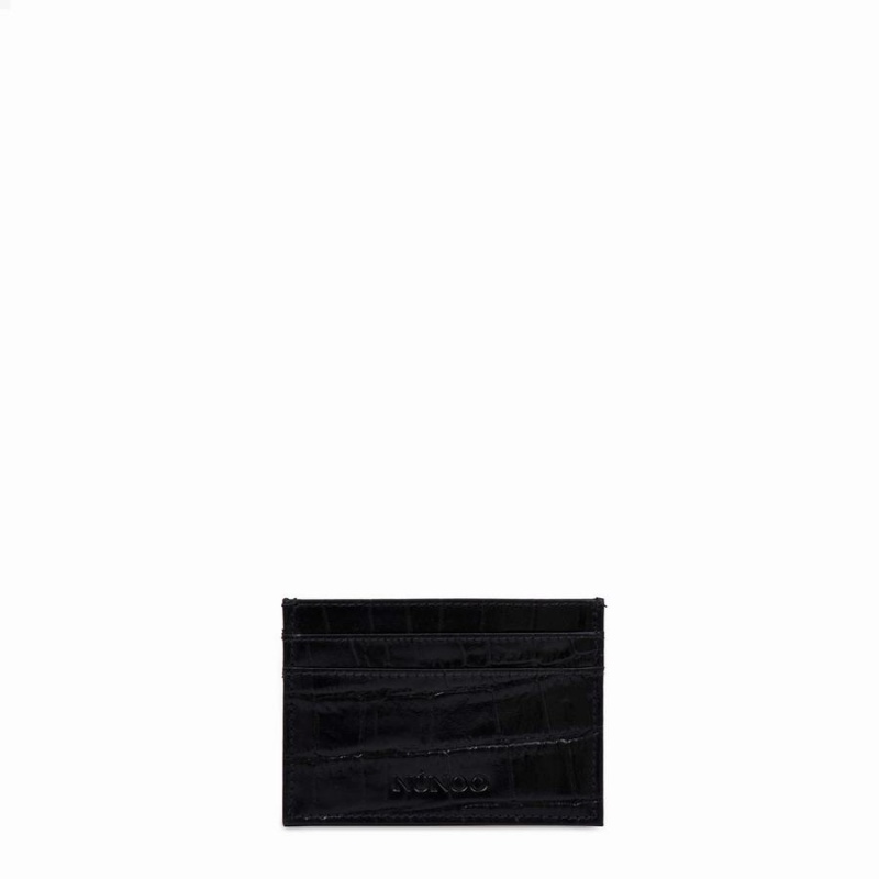 Women\'s Núnoo Pixie Texas Wallets Black | NDF1731SX