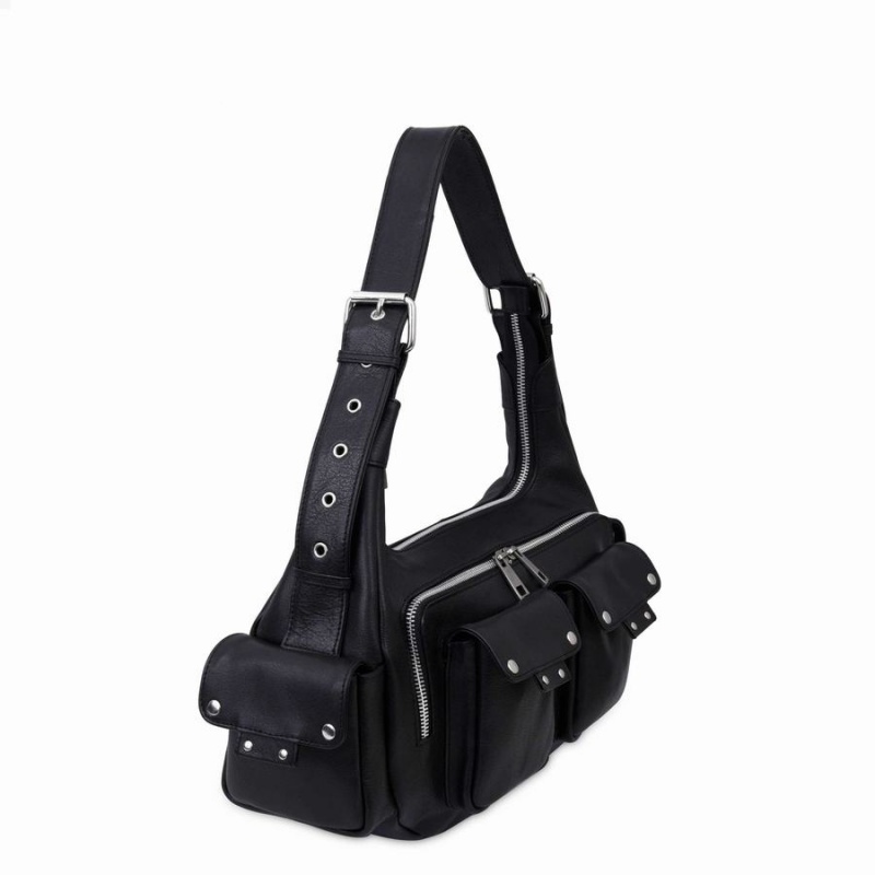 Women's Núnoo Sally Air 1 Shoulder Bags Black | KIL733EA