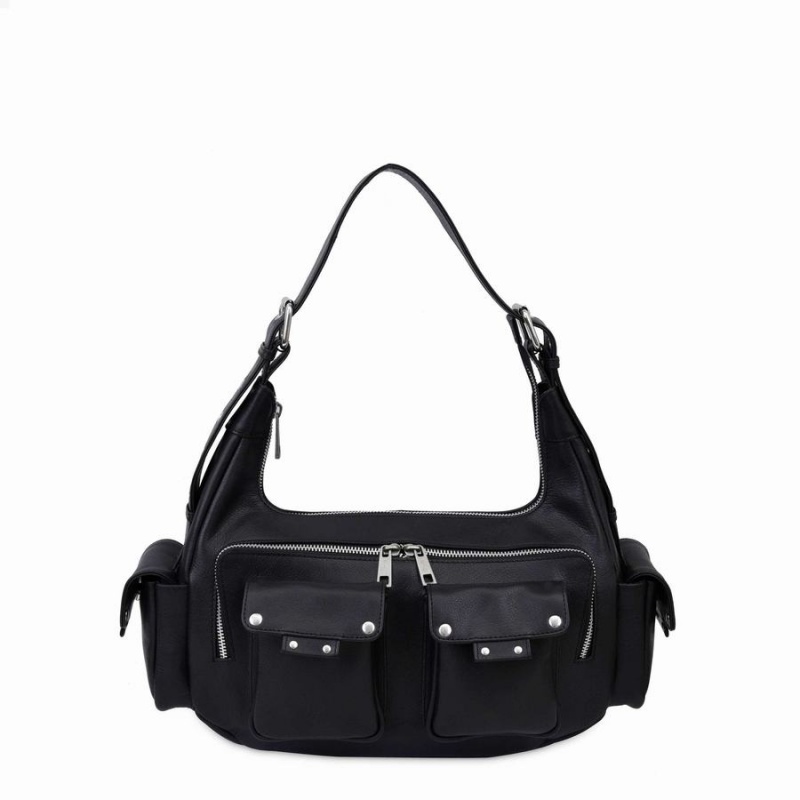 Women\'s Núnoo Sally Air 1 Shoulder Bags Black | KIL733EA