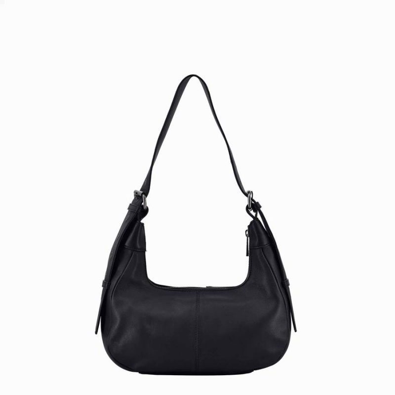 Women's Núnoo Sally Small Cozy Shoulder Bags Black | OUQ2194BG