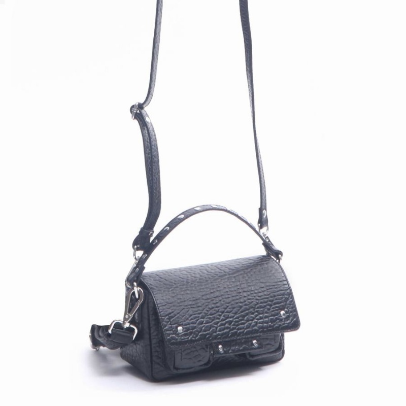 Women's Núnoo Small Honey Nz Sporty Strap Crossbody Bags Black | CPR4082CK