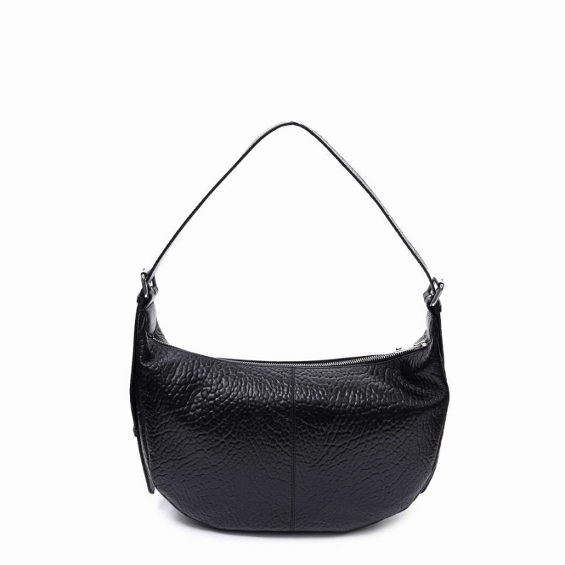 Women's Núnoo Small Stella New Zealand Shoulder Bags Black | BZE1747OX