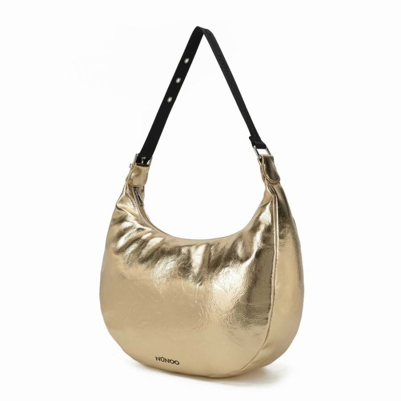 Women's Núnoo Stella Recycled Cool Shoulder Bags Gold | RMP216VX