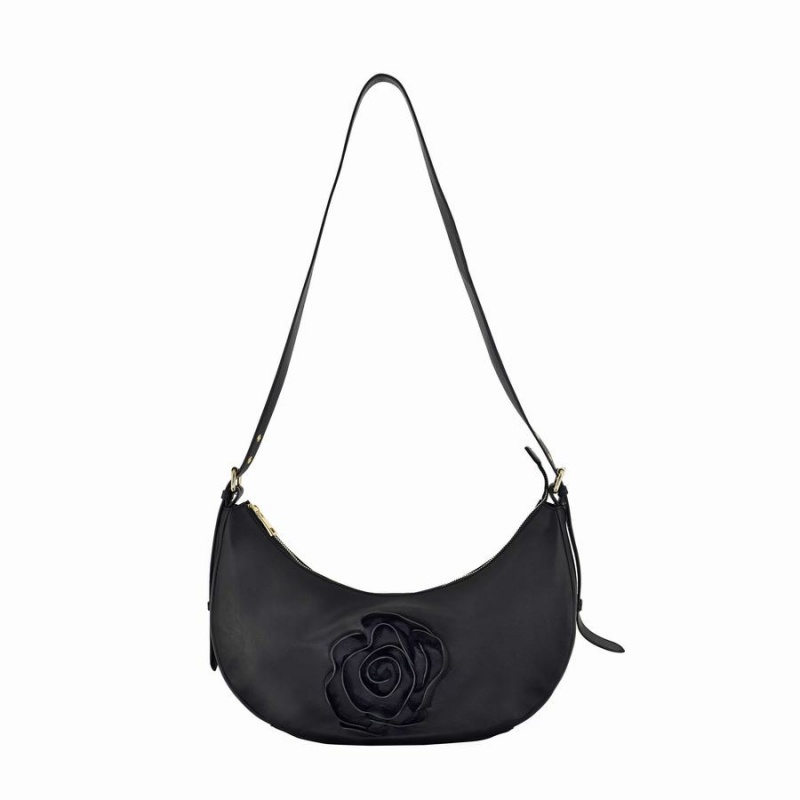 Women\'s Núnoo Stella Rose Cozy Shoulder Bags Black | EEZ9060TK