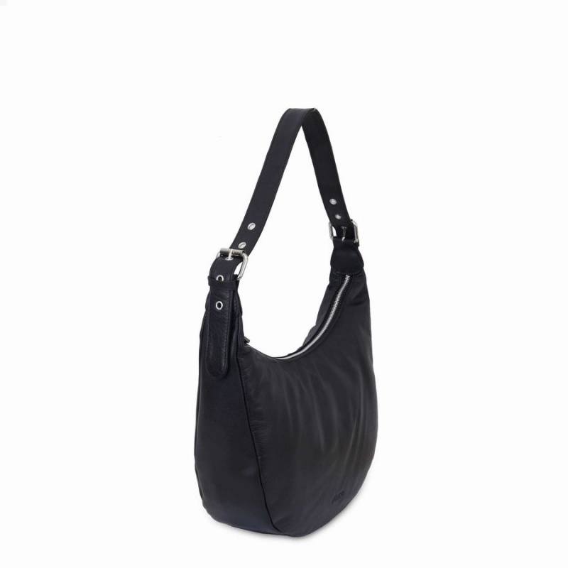 Women's Núnoo Stella Small Air 1 Shoulder Bags Black | MHG5156KR