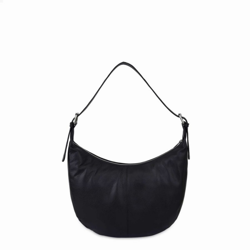 Women's Núnoo Stella Small Air 1 Shoulder Bags Black | MHG5156KR