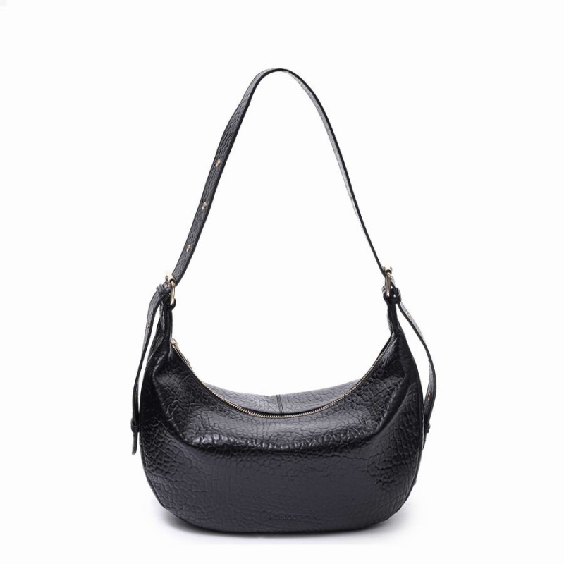 Women\'s Núnoo Stella Small New Zealand Shoulder Bags Black | NOQ8471LU